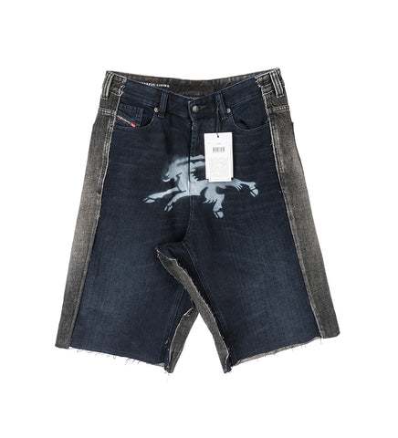 PROTOTYPES x DIESEL DENIM SHORT BLACK