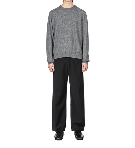 KNIT CREWNECK CONCRETE