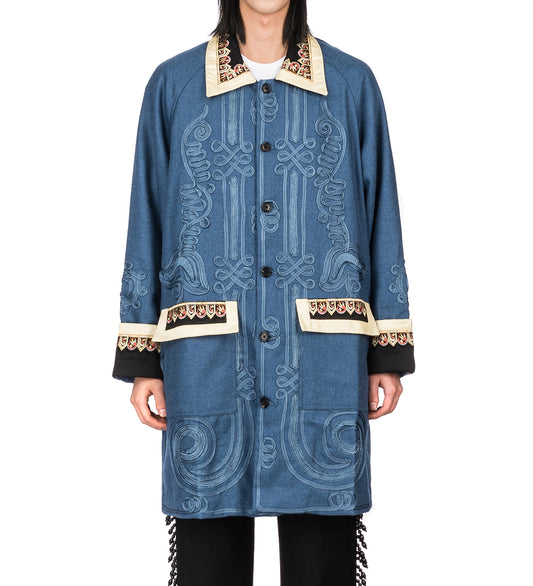 NOBLEMAN COAT PERIWINKILE