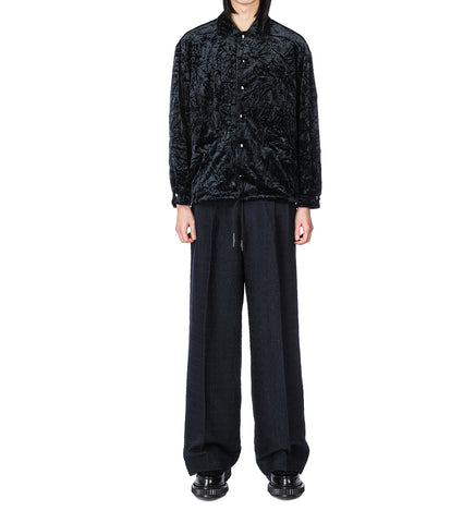 TWEED PANTS NAVY