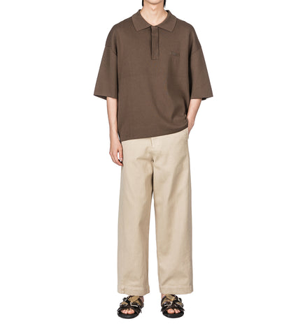 SS CLUB POLO LIGHT BROWN