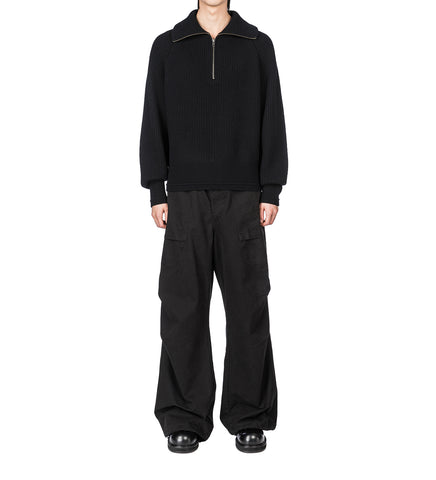 BLIMP QUARTER ZIP BLACK