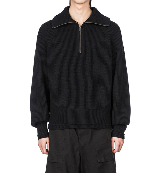 BLIMP QUARTER ZIP BLACK