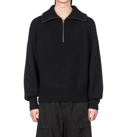 BLIMP QUARTER ZIP BLACK