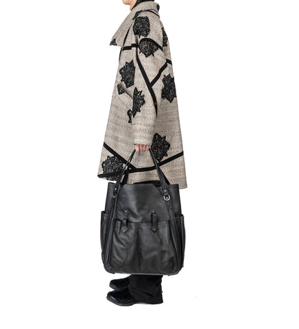 INEX TOTE BAG BLACK OBSIDIAN