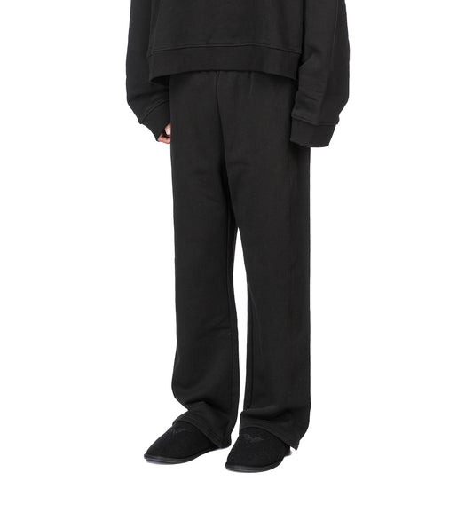STRAIGHT LEG SWEATPANT BLACK