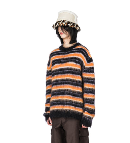 SHEARLING BUCKET HAT STONEWHITE