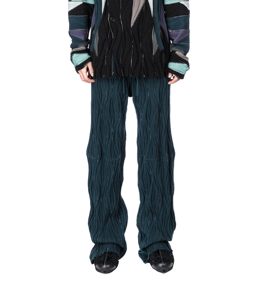 RADAY KNIT TROUSER D GREEN/GREY SWIRL