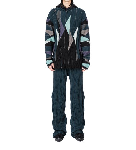 RADAY KNITTED JACKET BLACK MULTICOLOR