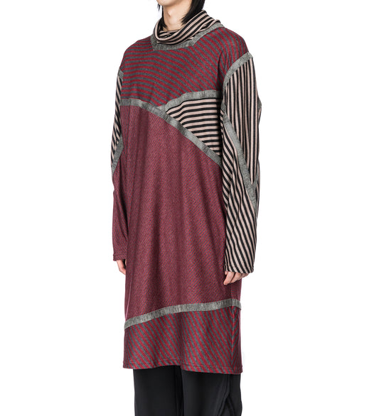RADAY JERSEY TUNIC GREY&RED