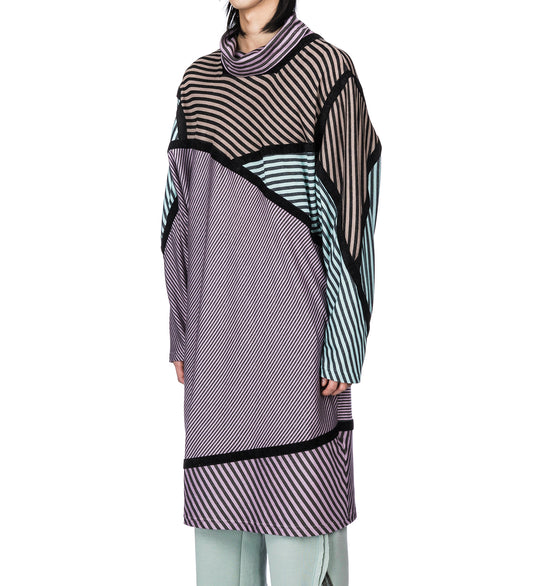 RADAY JERSEY TUNIC LILAC&GREY