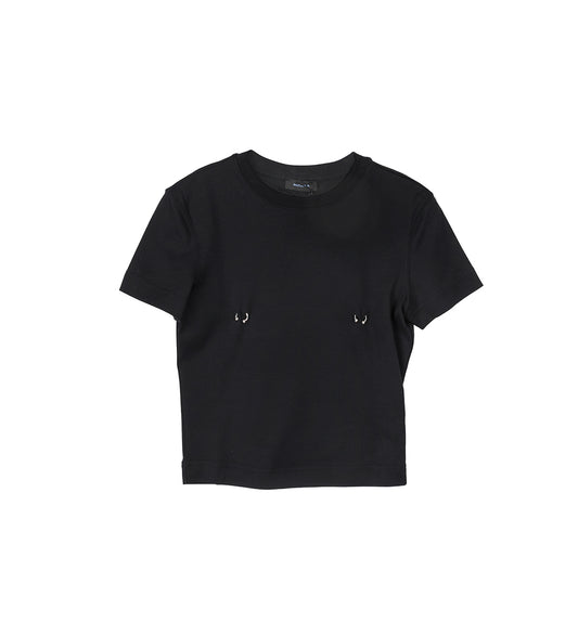 PIERCING BABY T-SHIRT BLACK