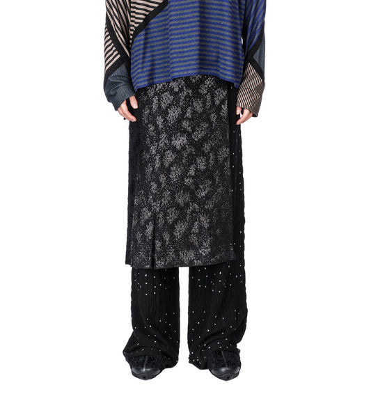 IRIMIAS SKIRT GLITTER BLACK - EXCLUSIVE