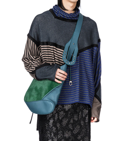 SLATINA BAG BLUE/FOREST GREEN/BLACK OBSIDIAN