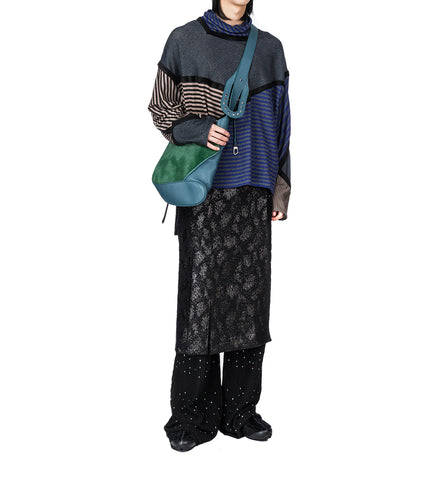 SLATINA BAG BLUE/FOREST GREEN/BLACK OBSIDIAN