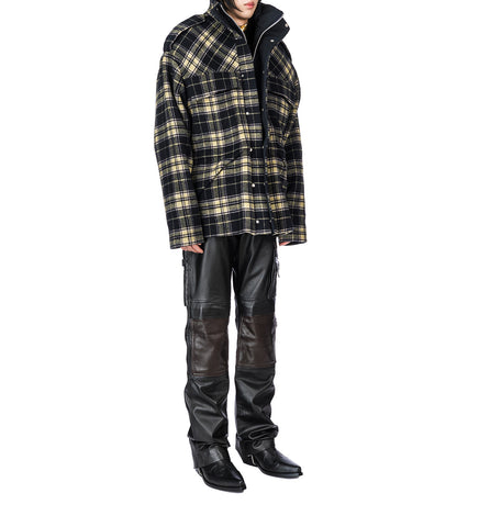 WORKER PANTS BLACK/BROWN