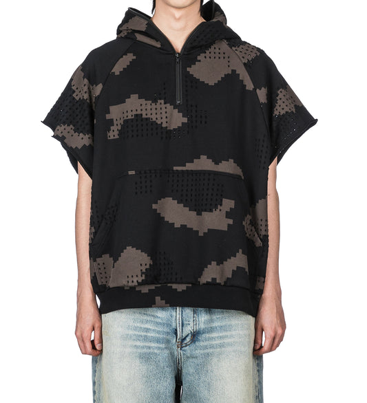 GRID CAMO TN1 SLEEVELESS HOODIE CAMO