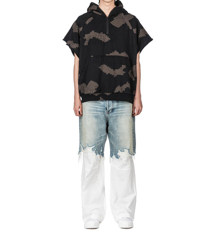 GRID CAMO TN1 SLEEVELESS HOODIE CAMO