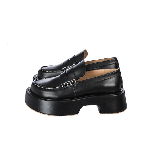 PLATFORM MOCCASIN M BLACK