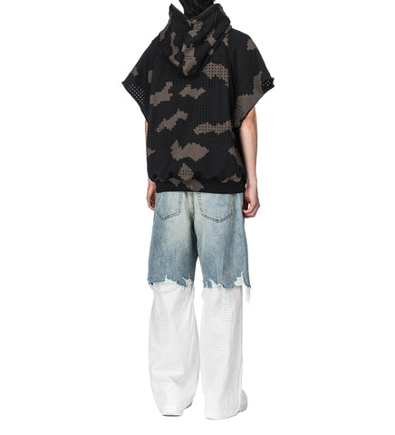 GRID CAMO TN1 SLEEVELESS HOODIE CAMO