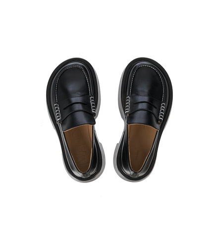 PLATFORM MOCCASIN M BLACK