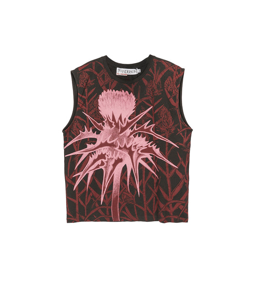 POL THISTLE TANK TOP CHARCOAL