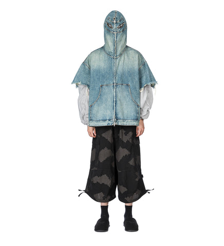 CARGO SHORTS GRID CAMO