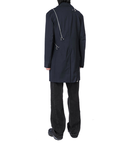KNOX MULTI ZIP BLAZER DARK NAVY