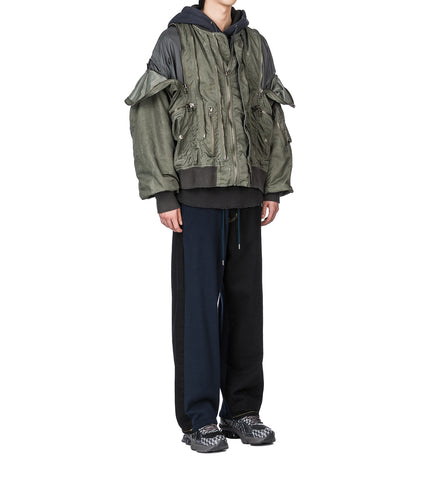 ZIPPER BUG MA-1 KHAKI