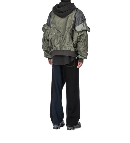 ZIPPER BUG MA-1 KHAKI