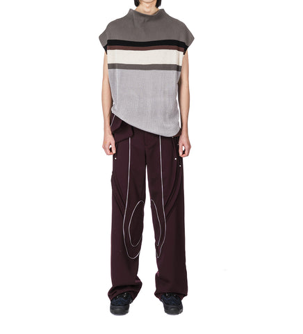 ESSICK STRIPE SHORT SLEEVE STEEL GREY/GREY