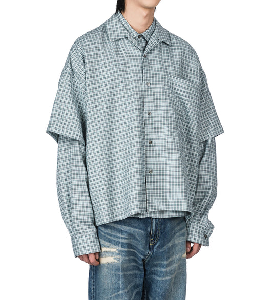 ORIGINAL CHECK CROPPED SHIRT GRAPH CHECK