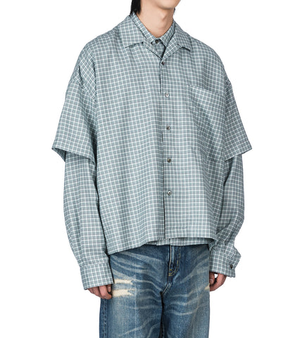 ORIGINAL CHECK CROPPED SHIRT GRAPH CHECK