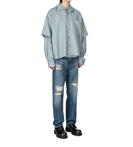 ORIGINAL CHECK CROPPED SHIRT GRAPH CHECK
