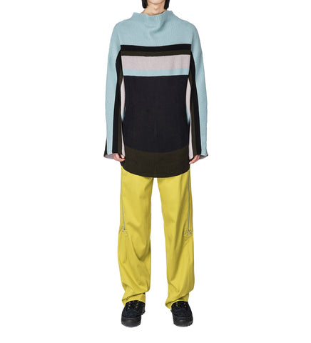 ESSICK STRIPE LONG SLEEVE ASH BLUE/GREY