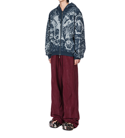 SEX REVERSIBLE SWEATS BURGUNDY GREEN/RED