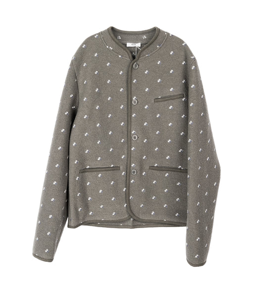 WALKER JACKET CAMOSCIO FLOWERS DENSE