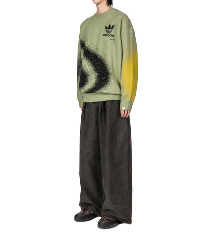 SONG FOR THE MUTE X ADIDAS 004 CREW KNIT TENT GREEN