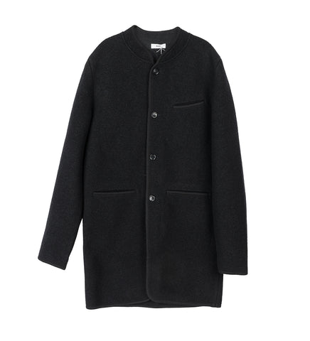WALKER COAT BLACK FELTED