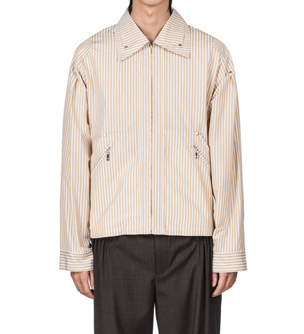 MIRBELIOIDS JACKET BROWN STRIPE