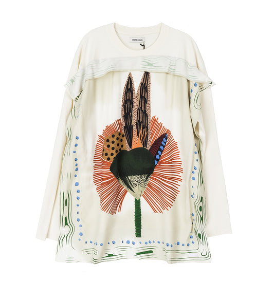 SQUARE LONGSLEEVE FEATHER