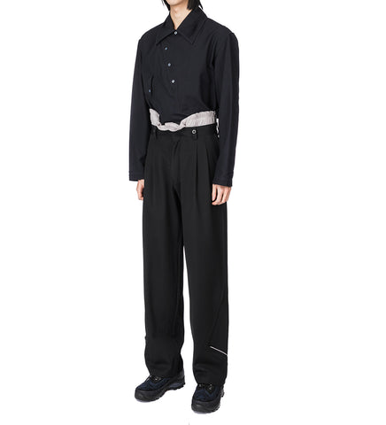 BENDIX TAILORED TROUSER CROW BLACK/LILAC