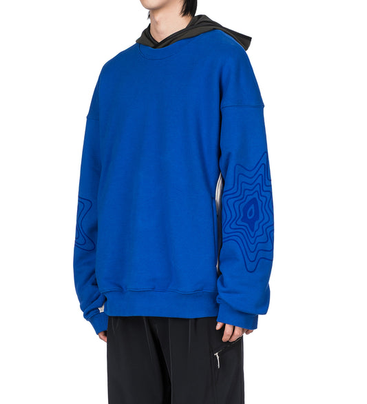 BIXANCE SWEATSHIRT ASICS BLUE