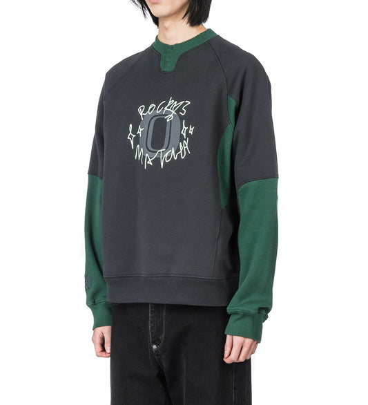 OTTO'S MATCHA CREWNECK BLACK