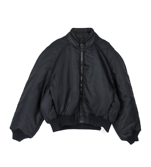 OVERSIZED BOMBER JACKET BLACK