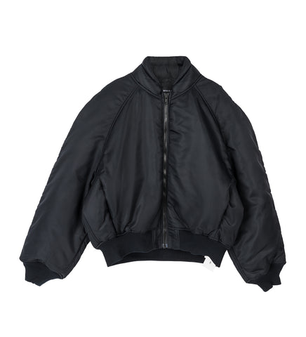 OVERSIZED BOMBER JACKET BLACK