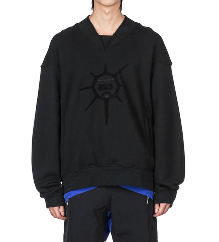 PYROLOI SWEAT SHIRT BLACK