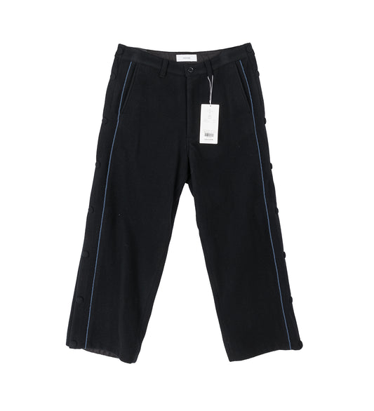 WOOL BASKETBALL PANTS BLACK