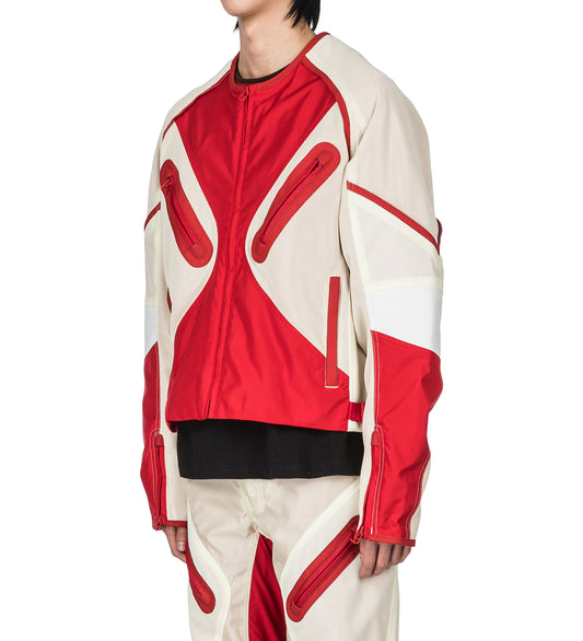 FOX LAB X KIKO KOSTADINOV MOTO JACKET CANDY RED