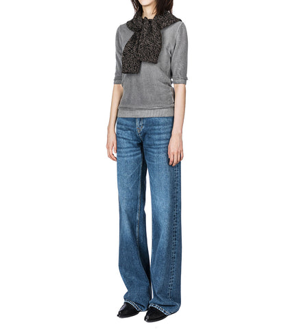 DUAL TEE GREY SPRAY DYE CHERUB WOOL